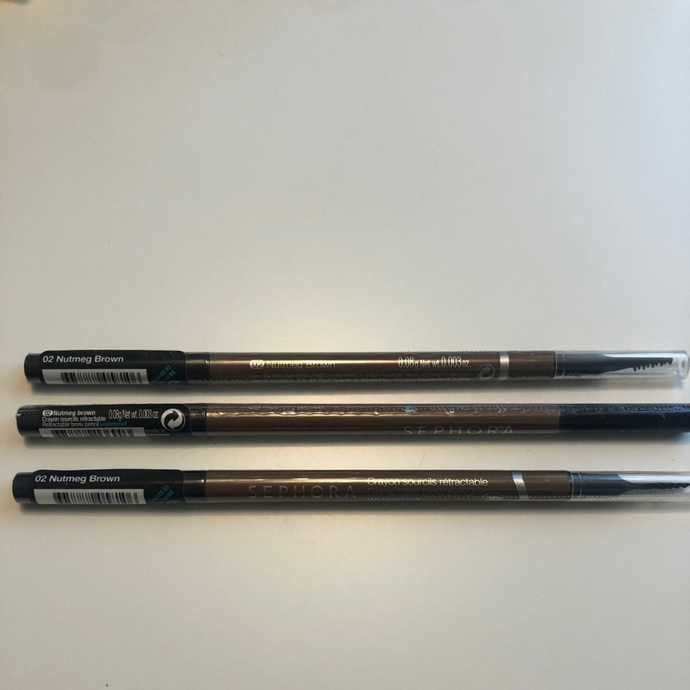Sephora brand waterproof eyebrow pencil trio
